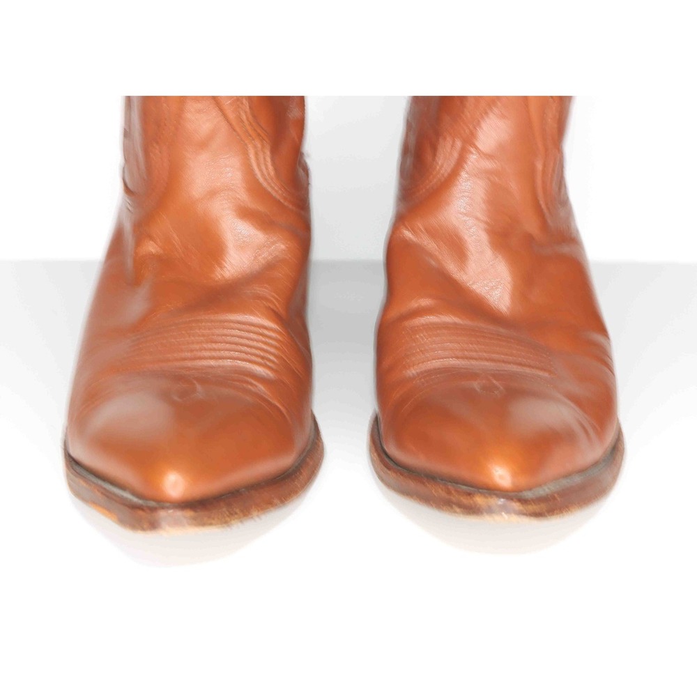 Nocona Brown Leather Western Cowboy Boot 7529 Womens Size 8 1/2‎ D - Picture 6 of 16